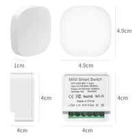 สวิตช์ไฟอัจฉริยะ Wifi สำหรับ Alexa, Google, Yandex, SmartThings โมดูลสวิตช์ไฟ DIY พร้อมฟังก์ชั่นหน่วงเวลา สำหรับโคมไฟเพดาน รองรับแอป Cozylife 6