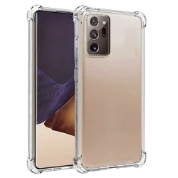 Ultra Slim Shockproof Clear TPU Case - Transparent and Anti - Yellowing Design - Galaxy Note20 5G (Transparent)