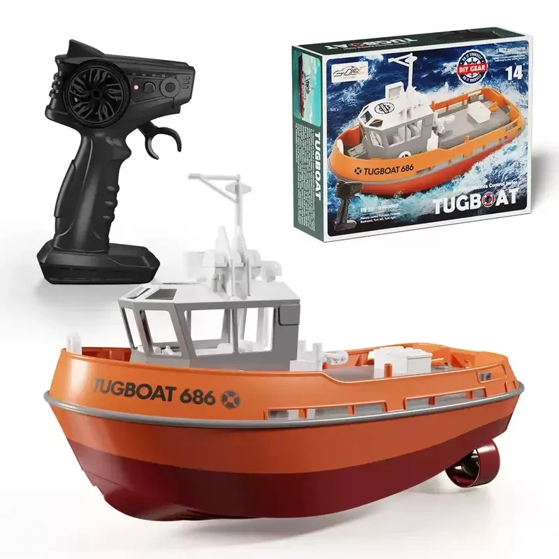 Pinecone Grove full-size 1:72 full scale submersible remote control simulation tugboat parent-child large TX686 children's toy 6