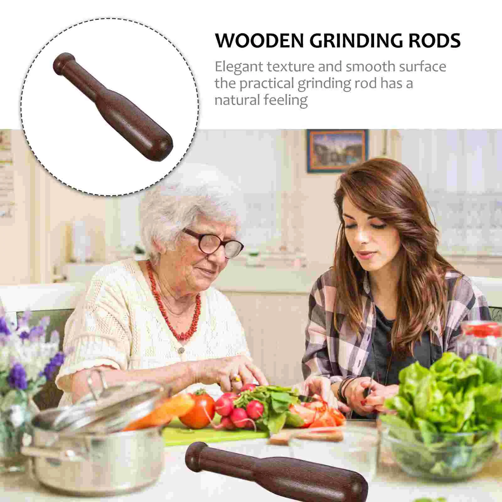 Chicken Wing Wood Garlic Wooden Rods Kitchen Utensils Food Masher Mills Sauce Maker Spice Pestle garlic masher
