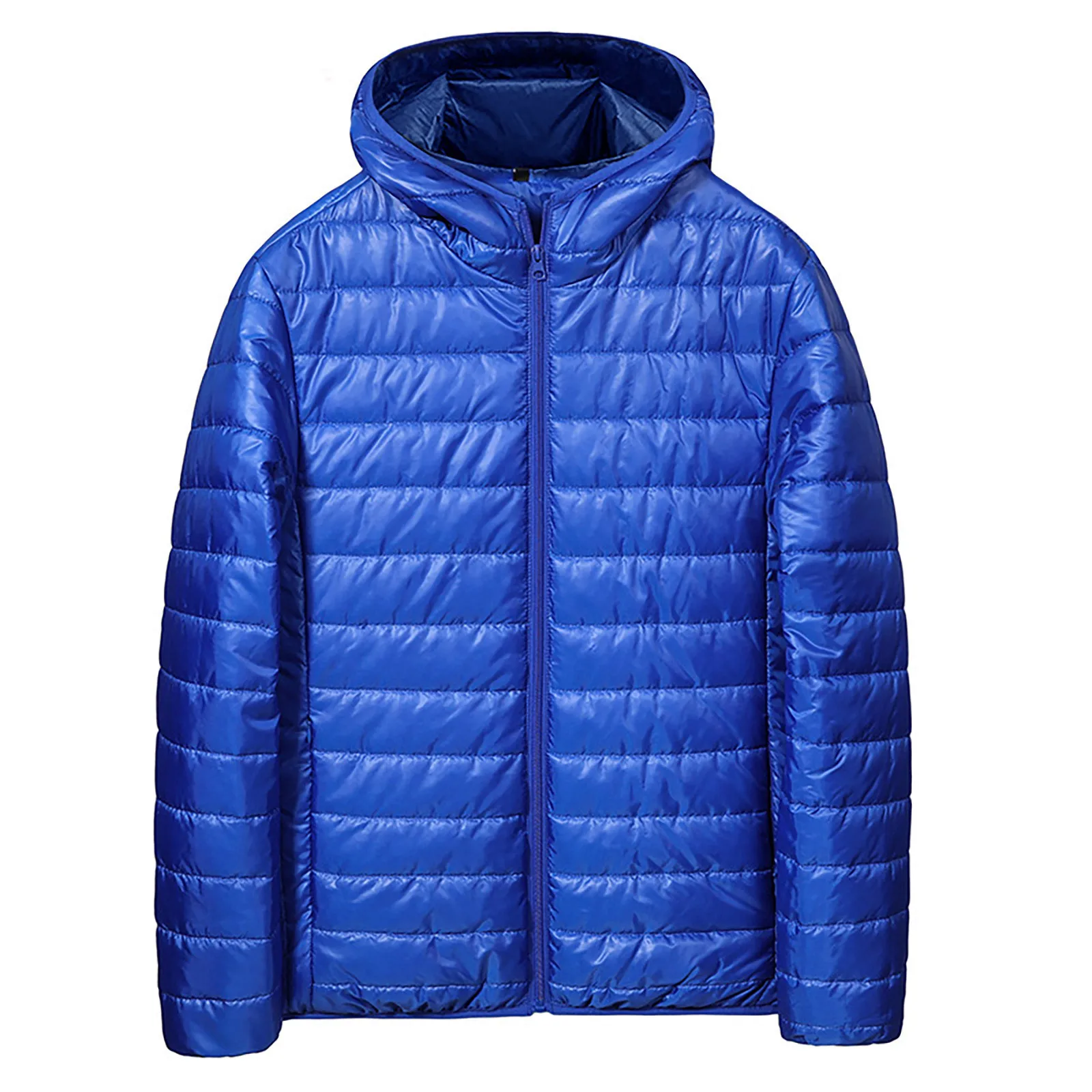 

2023 Autumn Winter Mens Parkas Windproof Warm Light Weight Casual Men Cotton Jackets Youth Solid Hooded Down Jakcet Coat