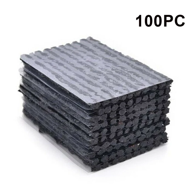 100Pcs Car Tubeless Tire Repair Rubber Strips for Auto Motorcycle Vacuum Tyre Puncture Emergency Plugs Seal Tape Repair Tool 3