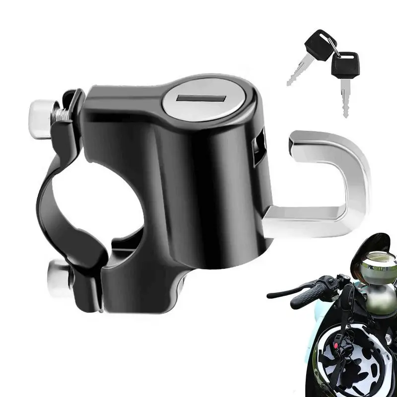 

Hat Locks For Motorcycle Bike Hat Lock Security Lock 22-24mm Handlebar Motorbike Hat Lock Lock For Safety Hats Universal For