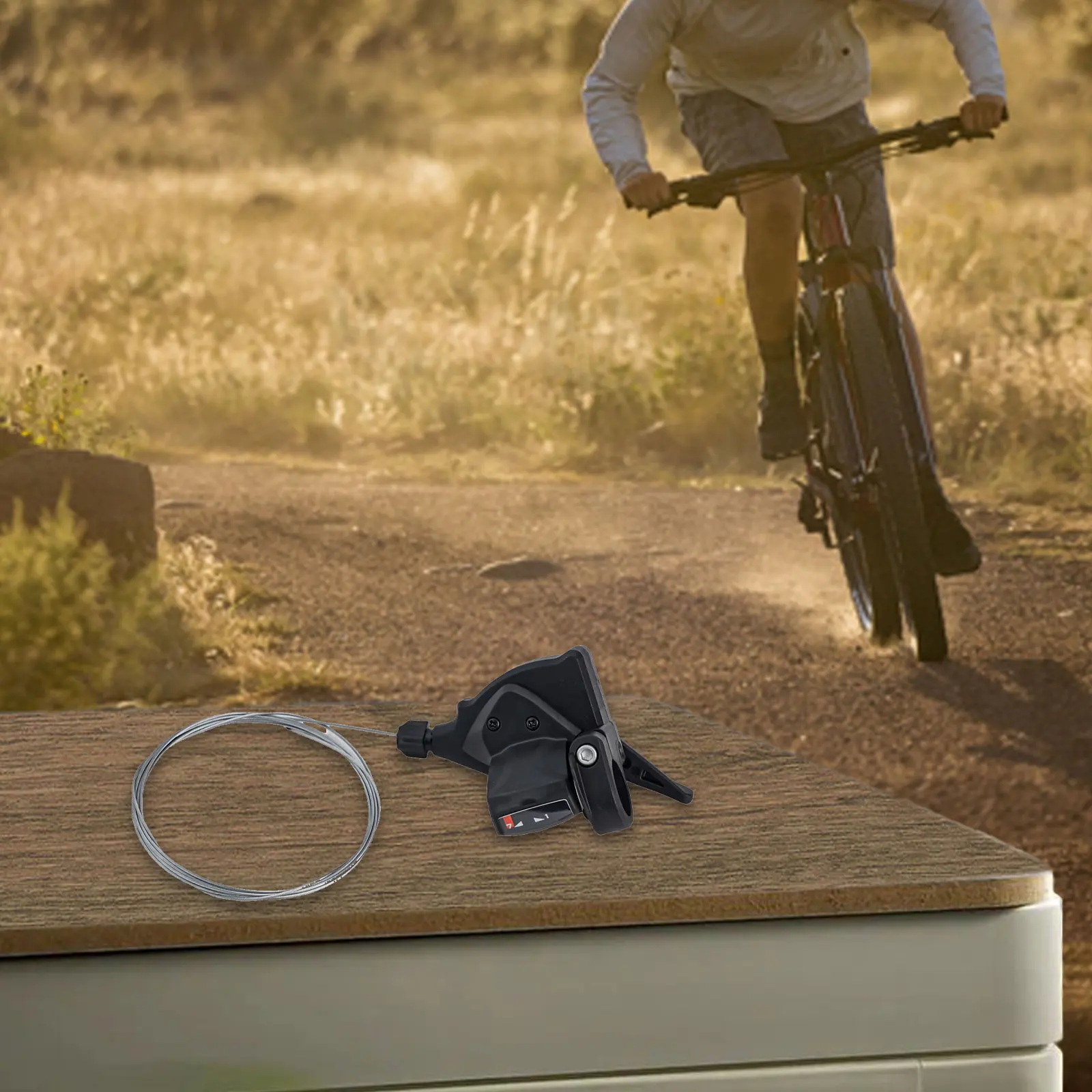 MTB Speed Finger Gear Shifter 7/8/9 Speed Split Finger Lever Left Right Gear Shifter With Variable Core Bike Accessories