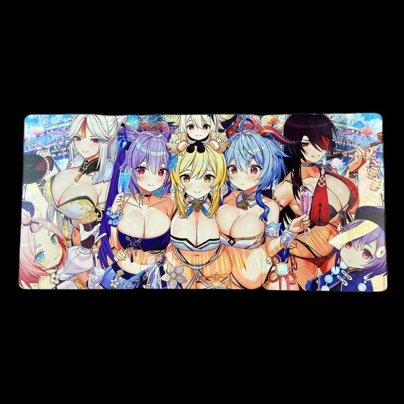 

3pcs/set ACG Sexy Girls Genshin Impact DIY Kawaii Anime Kayoing Characters Flash Card Game Anime Collection Cards Toys Gift