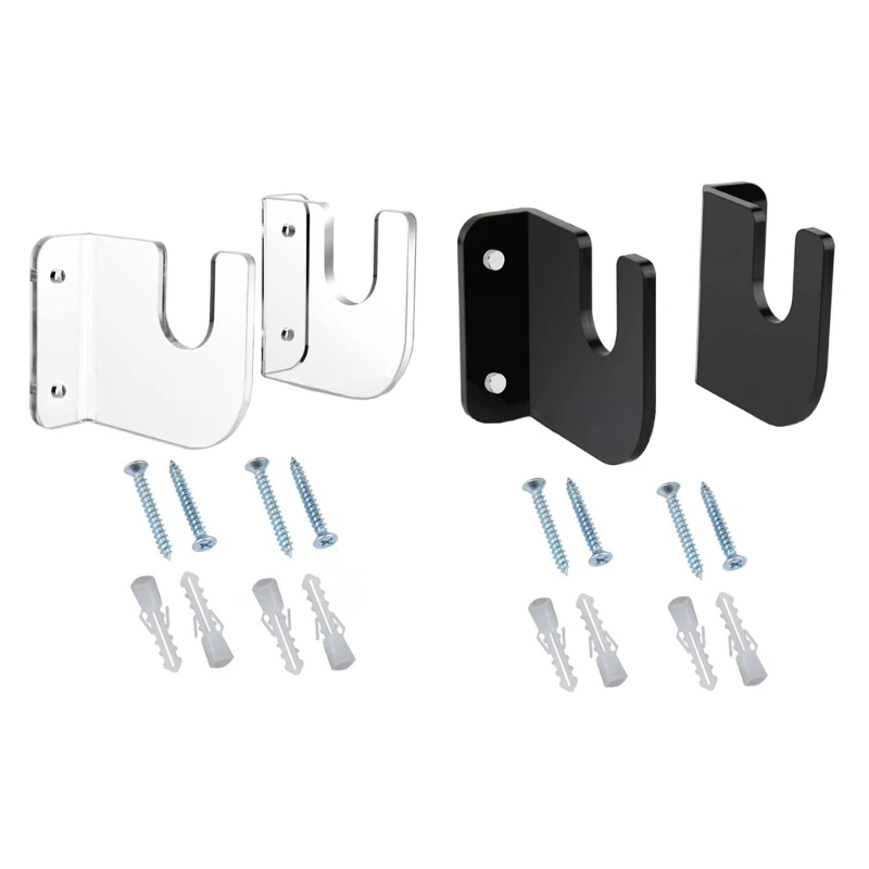 

11UE Wall Mount Skateboard Hanger Horizontal Skateboard Deck Display Rack Skateboard Hooks Hanger for Skateboard Deck Storage