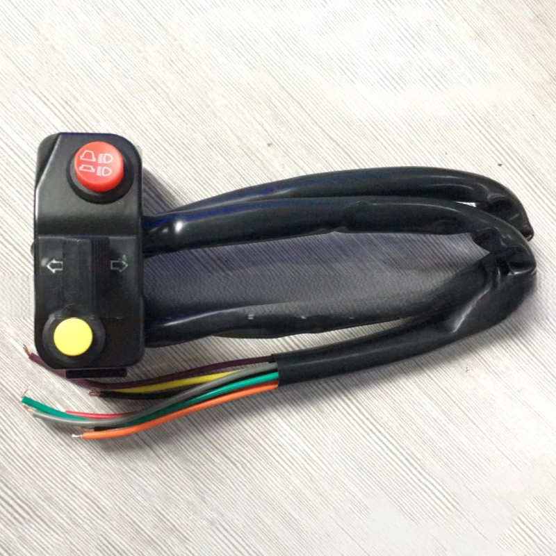

Motorcycle Accessories Taiwan Retro Modified Switch Three-function Switch Headlight Dimmer Steering Horn Power Switch