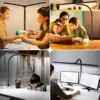 Double Single Head Led Clip Desk Lamp Dimmable Computer Table Lamps Monitor Light Architect Table Lamp for Office Reading Lights 6