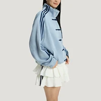Adidas véritable trèfle hommes et femmes nouvelle veste douce à la mode de style chinois KT3846 2