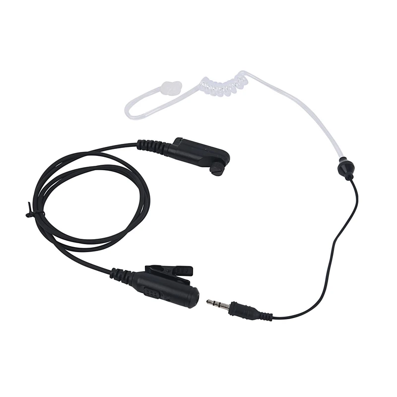 RISENKE-Earpiece Headset to 3.5 Audio, Radio for Hytera PD600,PD602,PD662,PD680,PD685, PD602i, HP608, HP682, X1E, X1P, Separabl