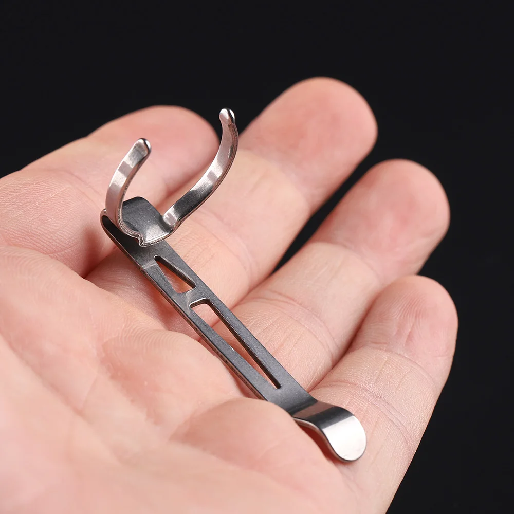 Stainless steel clip for Convoy T4 flashlight