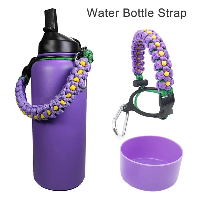 1 Set Durable Water Bottle Strap with Silicone Cover Water Bottle Handle  Easy to Install Non-Slip Water Cup Strap for Outdoor - AliExpress