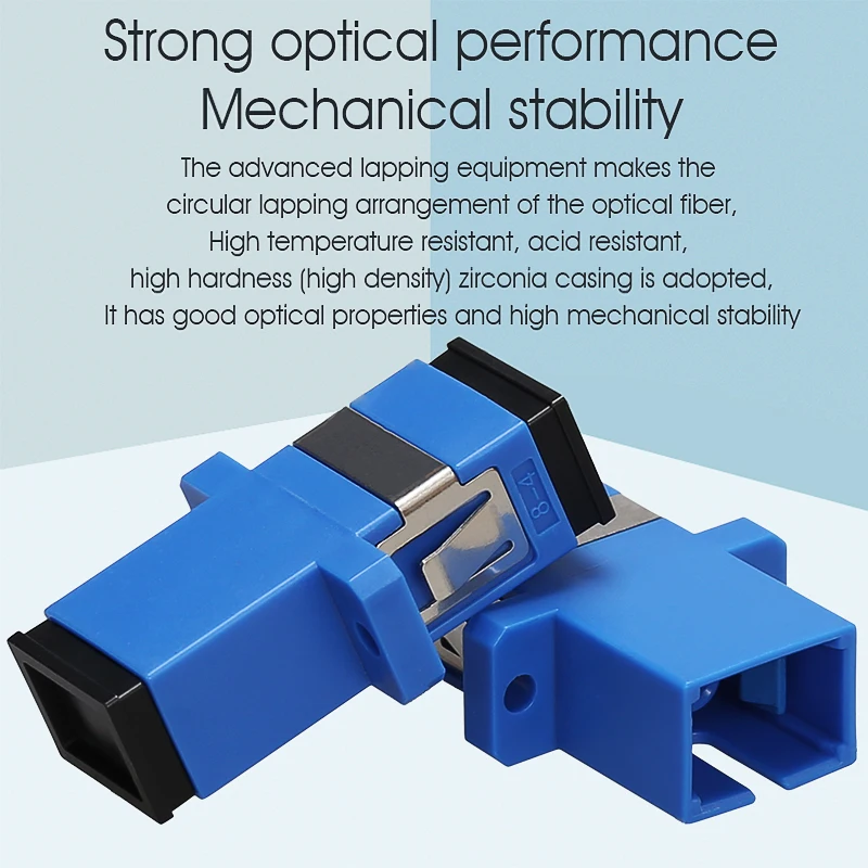 Fiber Optic Simplex Coupler SCUPC/SCAPC Connector SM Optical Fiber Adapter Single Mode Flange Tools 10PCS/50PCS fiber optic adapter