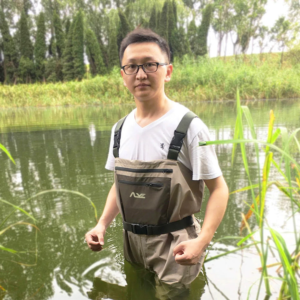 Fly Fishing Waders and Shoes Waterproof Chest Fishing Waders Anti Slip Felt or Rubber Sole Hunting Reef Rock Boots