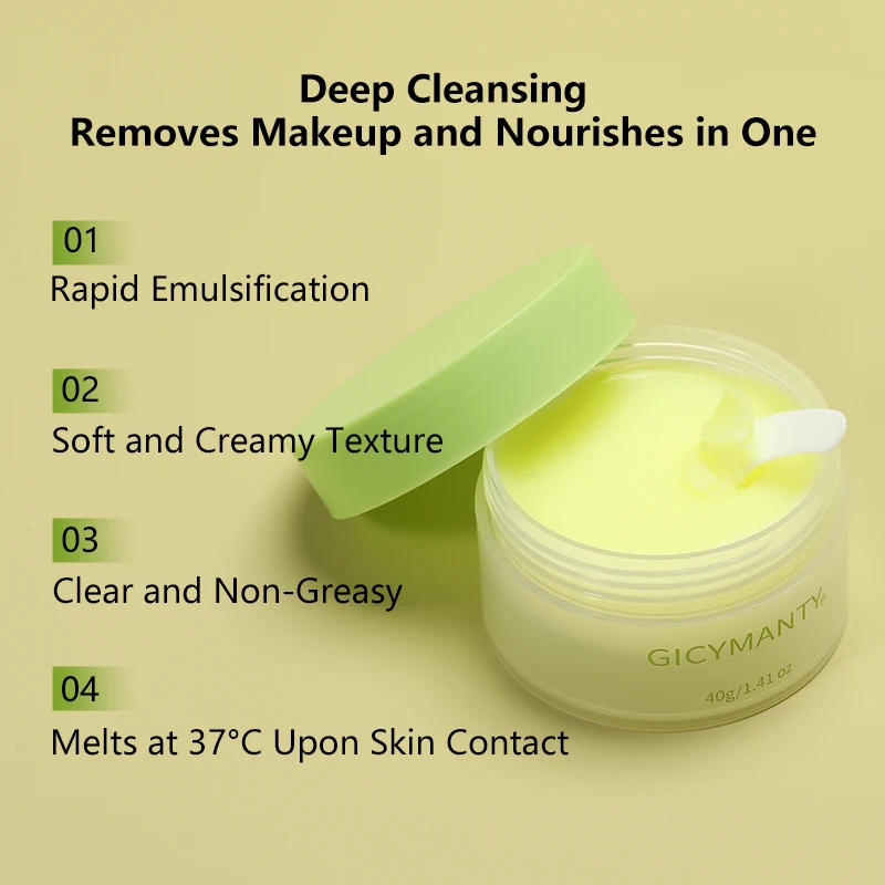 Makeup remover cream deeply cleanses the face, eyes, and lips with a gentle and non irritating makeup remover oil - 4