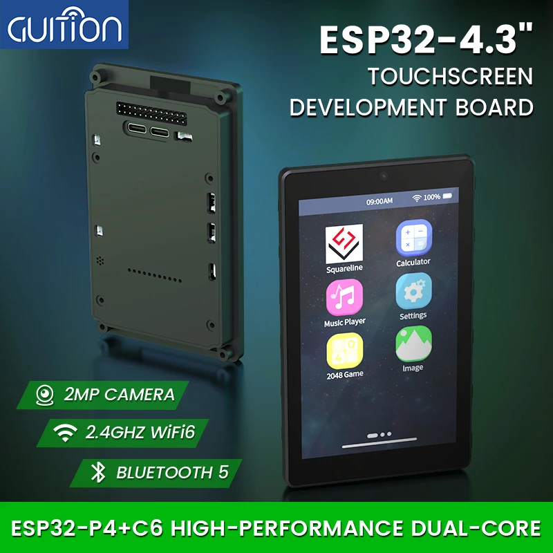 แผงพัฒนา ESP32-C6 พร้อมกล้อง 4.3 นิ้ว ความละเอียด 800x480