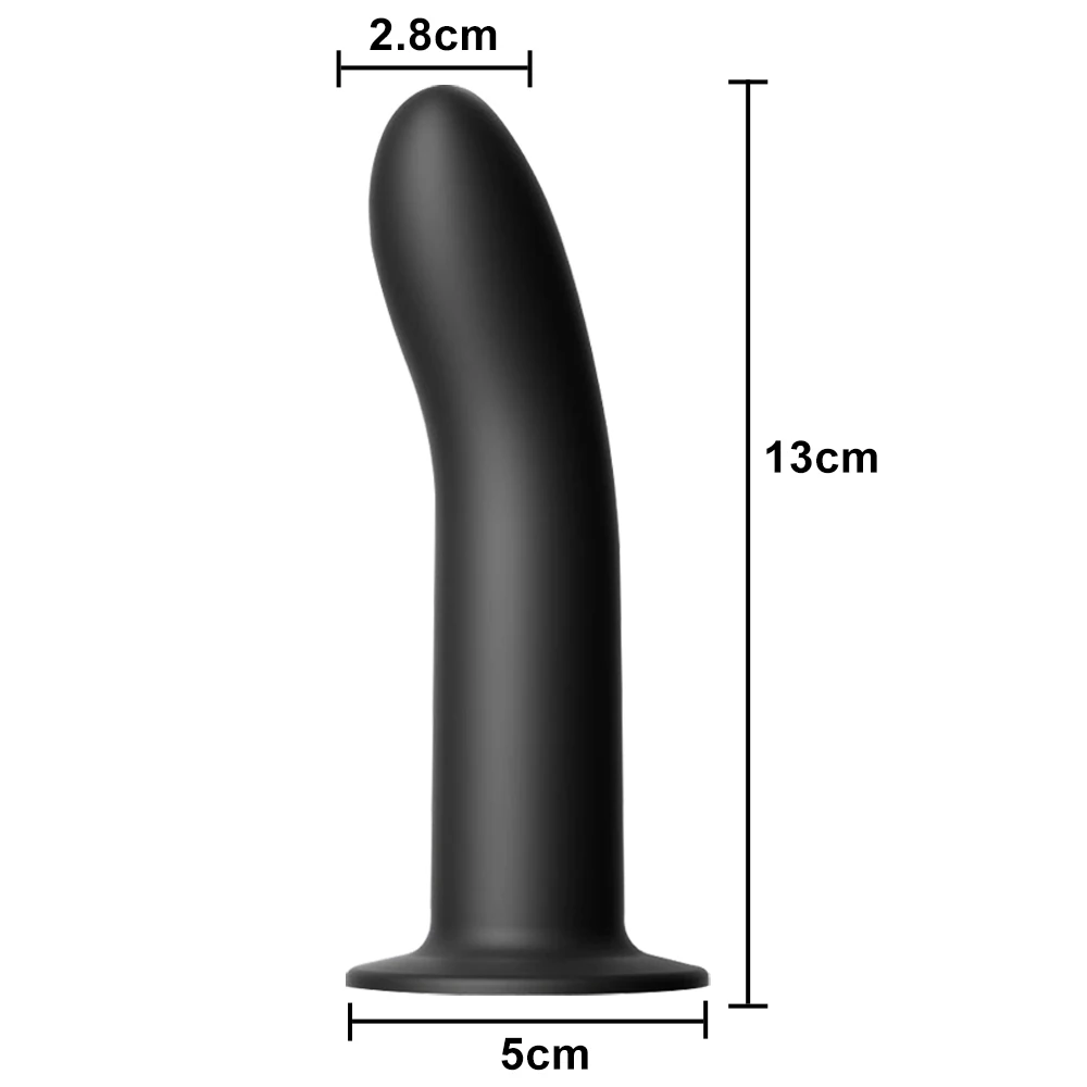 Flexible Liquid Silicone Dildo For Begginner G Spot Personal Massage Tool Suction Cup Anal plug Prosate Massager Female Sex Toy
