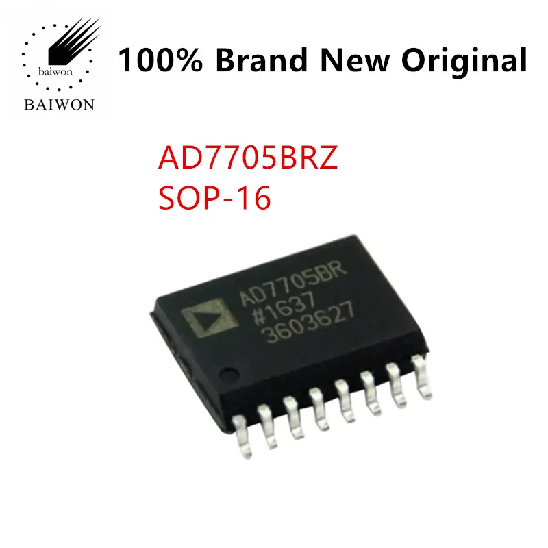 

100% Original IC Chips Precision analog-to-digital converter AD7705BRZ AD7705BR SMD SOP-16