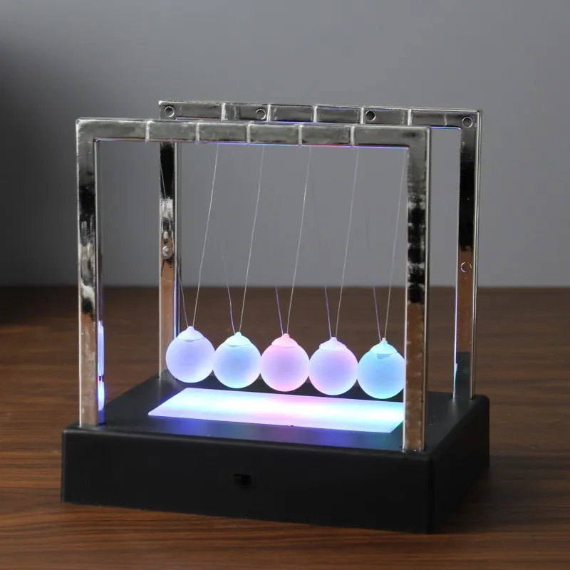 Luminescent Newton Billiard Ball Touch Creative Home Table Decoration Gift Pieces New Fancy |