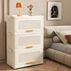 4 Floor Multifunctional Folding Storage locker Thickening Folding Wardrobe Storage Cabinet Home Folding Storage Box With Pulley 6