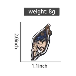 Cartoon Comic Character Enamel Pins - Classic Animation Brooches & Lapel Badges Gift (1pc)
