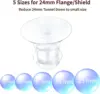 Flange Inserts 13/15/17/19/21mm 10PC,Compatible with Medela/Momcozy/Spectra/YOUHA/XIMYRA S9/S12 24mm Shields/Flanges 2
