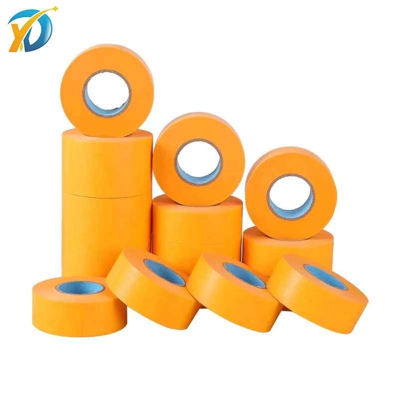 Masking Tape Adhesive Textured Paper Tape No Residue For Car Paint