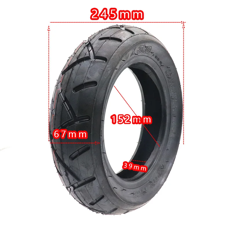 High Performance 10x3.0 Inner Outer Tire 10*3.0 Tube Tyre For KUGOO M4 PRO Electric Scooter Go Karts ATV Quad Speedway