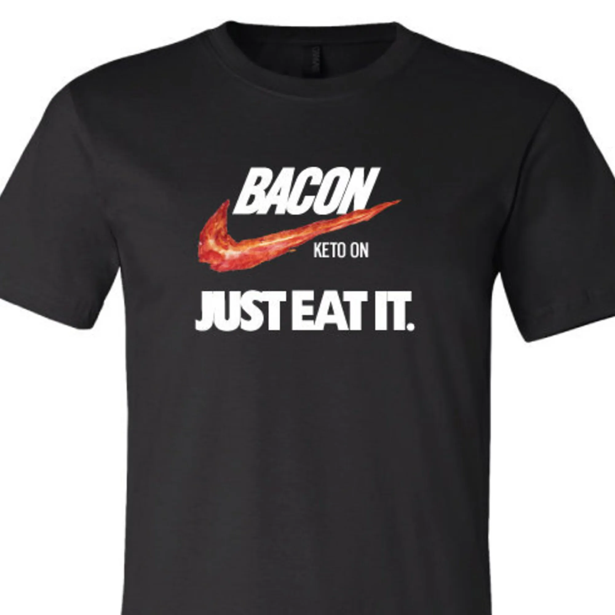 Bacon Keto T Shirt Maniche Lunghe O Corte