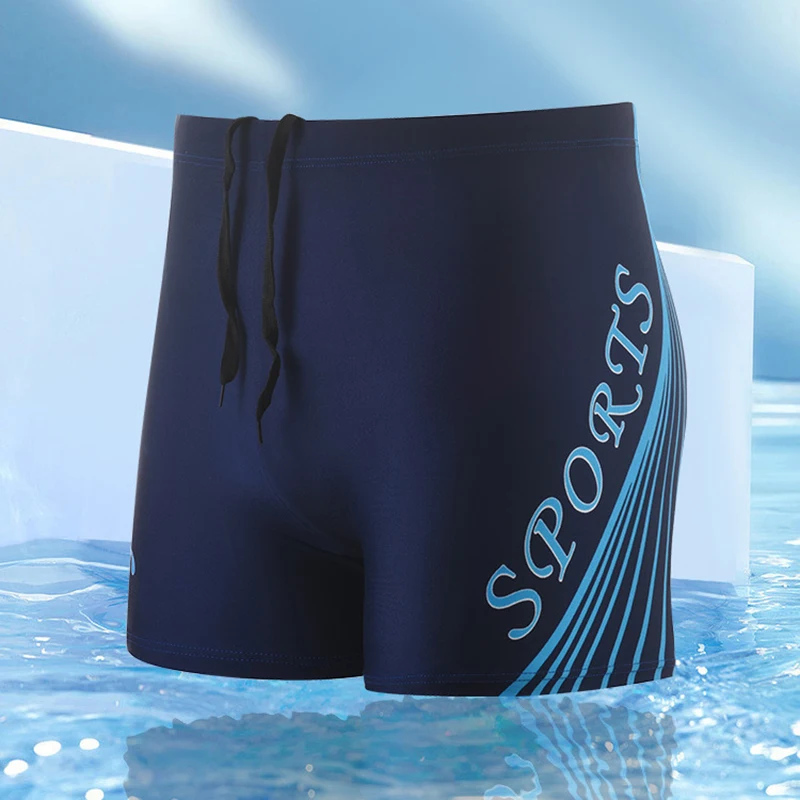 Men-Swimwear-Swimming-Boxer-Shorts-Swimsuit-Beach-Trunks-Bathing-Suit