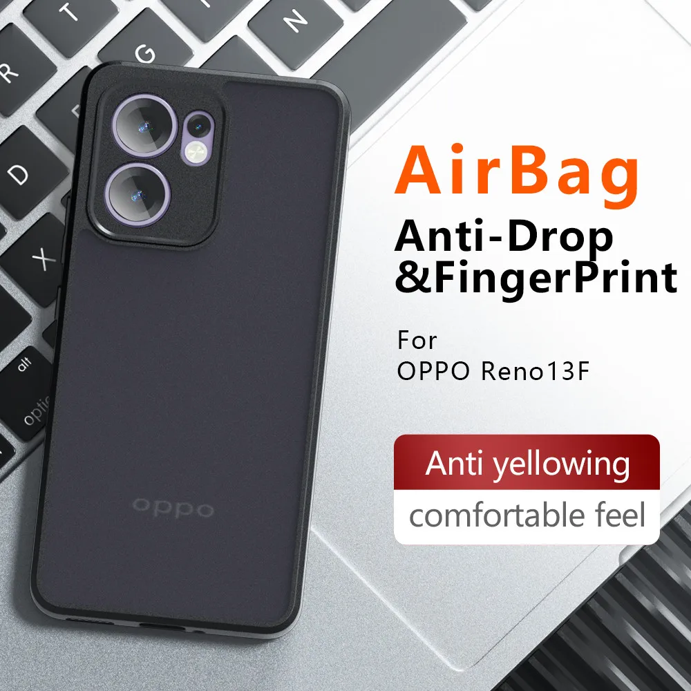 Luxury Armor Matte Phone Case - Clear Acrylic Shockproof Back Cover