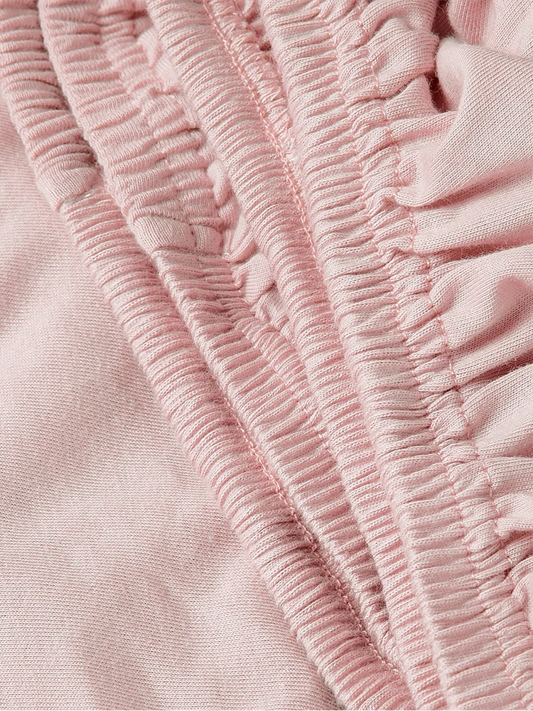 Σεντόνια με εντοιχισμό για μωρά 130*70cm από μονόχρωμο βαμβακερό στρώμα κούνιας για νεογέννητο σεντόνι κούνιας_voghion.com