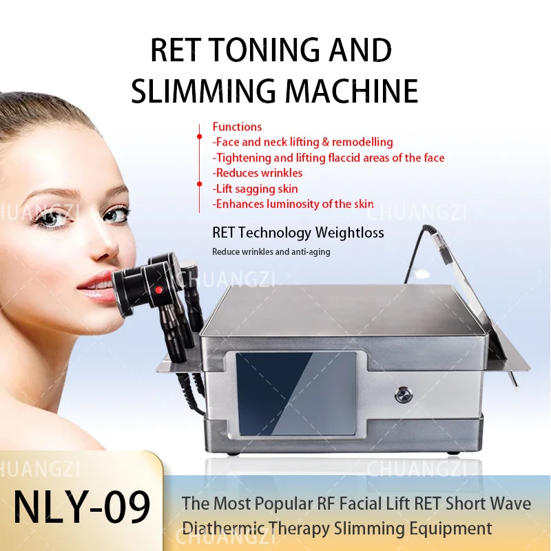 Tecar Therapy 단극성 투열 기계, RET CET 인디바 바디 쉐이핑, 슬리밍 페이스 리프트, 피부 강화 기계