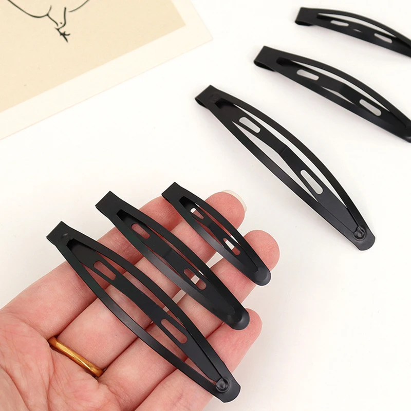 Metal Painted Frosted Hair Clip