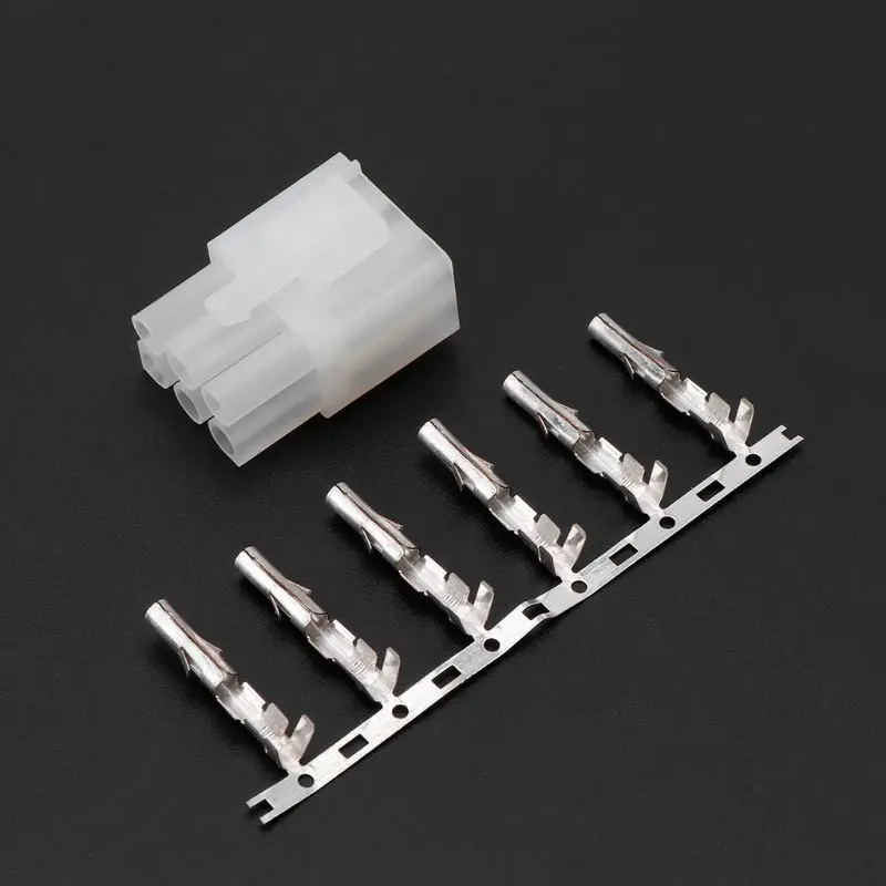 

Power Socket Cable Connector 6 Pin Shortwave Radio Plug Cord Adapter for YAESU F DropShipping