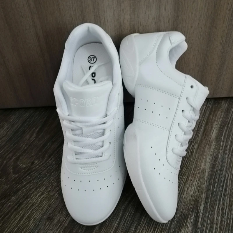 New Competitive Aerobics Shoes Women Cheerleading Children Gymnastics Shoes Training Competition Soft Soled Square Dance