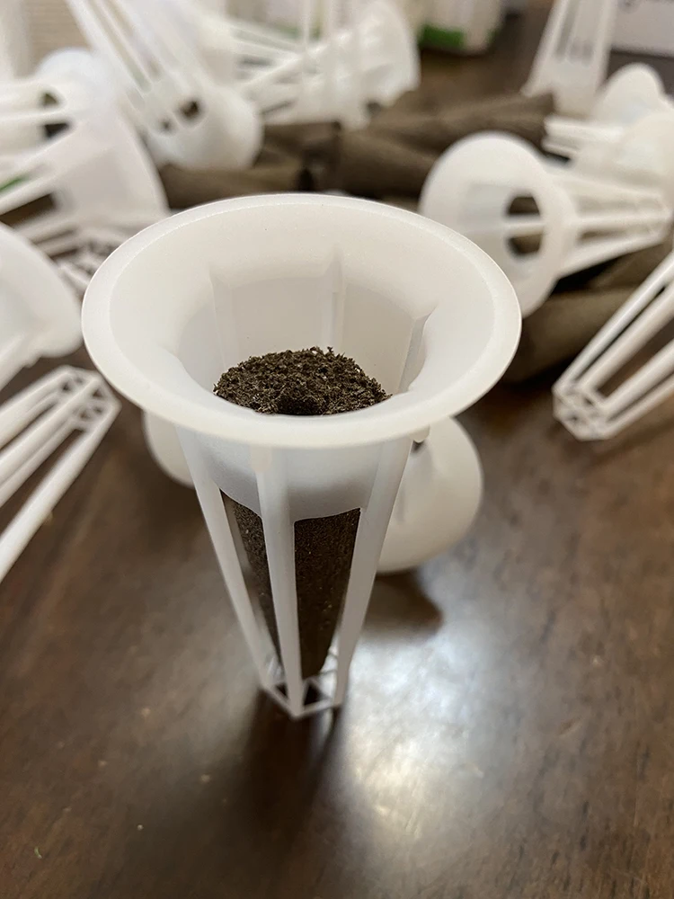 Hydroponics Growing System Accessories Baskets Sponges With Round Shape For Hydroponic General Planting Machine