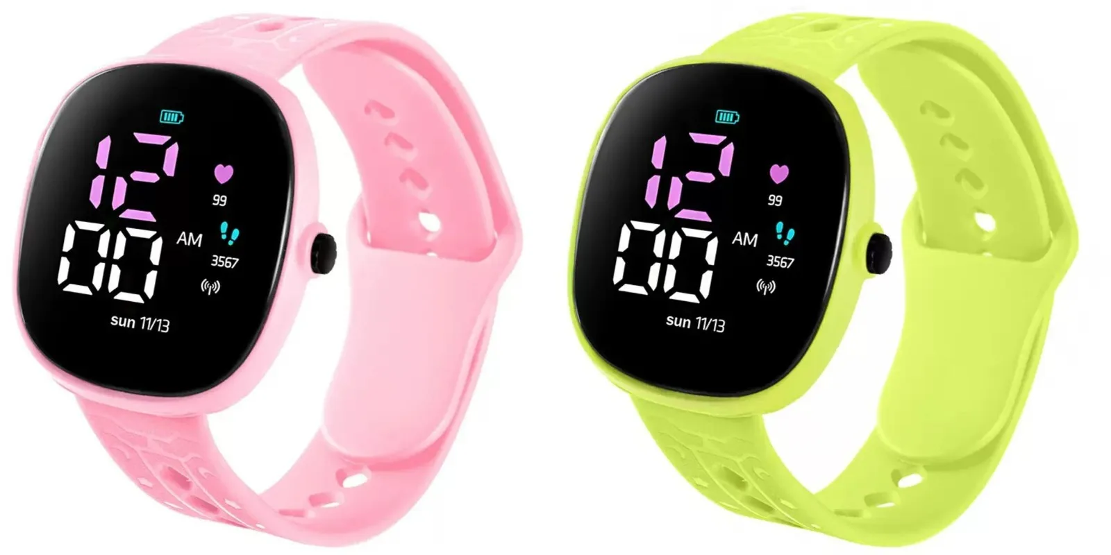 LED sports children's candy color electronic watch