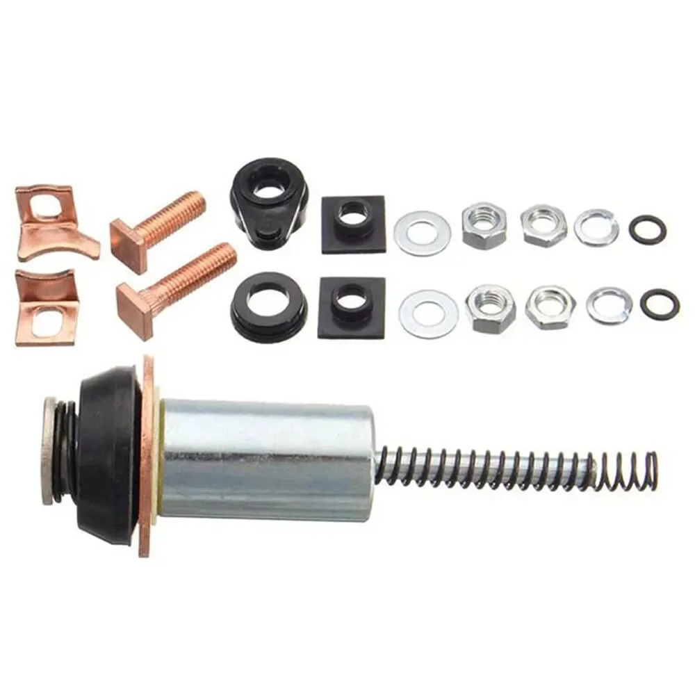 Durable Motor Starter Repair Rebuild Solenoid Contact Plunger Set Car Accessories Compatible-For Land Rover Discovery TD5 2.5