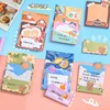 4 Piece Cartoon Adhesive Cute Sticky Notes Notepad Memo Pad Stationery Notebook Sticker Decoration 2