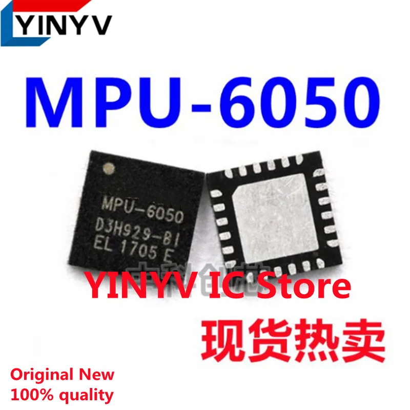 

Free shipping 5Pcs MPU-6050 MPU6050 chip gyroscope/accelerometer 6-axis programmable I2C QFN-24 Original New 100% quality