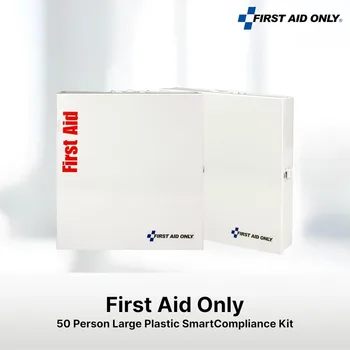 NEW - 746000 SmartCompliance 50-Person ANSI A+ and OSHA Compliant First Aid Kit for Business,Large Metal First Aid Cabinet 2