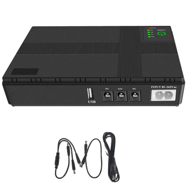 

8800mAh Mini Portable UPS 5V/9V/12V Uninterruptible Power Supply For WiFi Router Large Capacity Backup Power Adapter