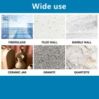 Lot de 6 forets diamantés à sec pour granit, porcelaine, carrelage, céramique, marbre, avec tige hexagonale, diamètres 1/4'', 5/16'', 3/8'', 1/2'' 5