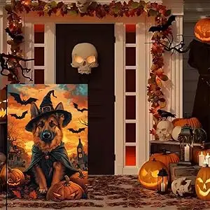 halloween garden flags for outside