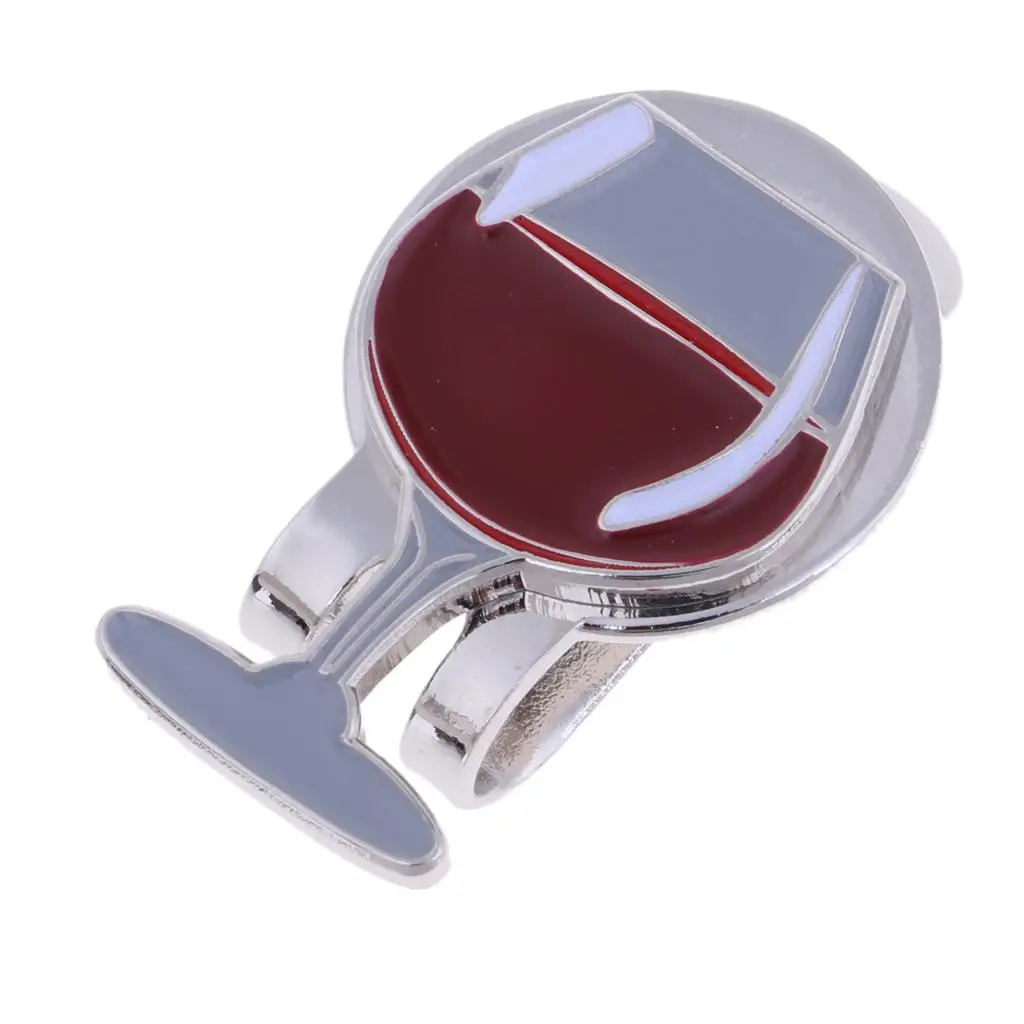 Creative Patterns Soft Enamel Golf Ball Marker with Clip Magnet Golf Hat Clip Golfer Gift Accessories