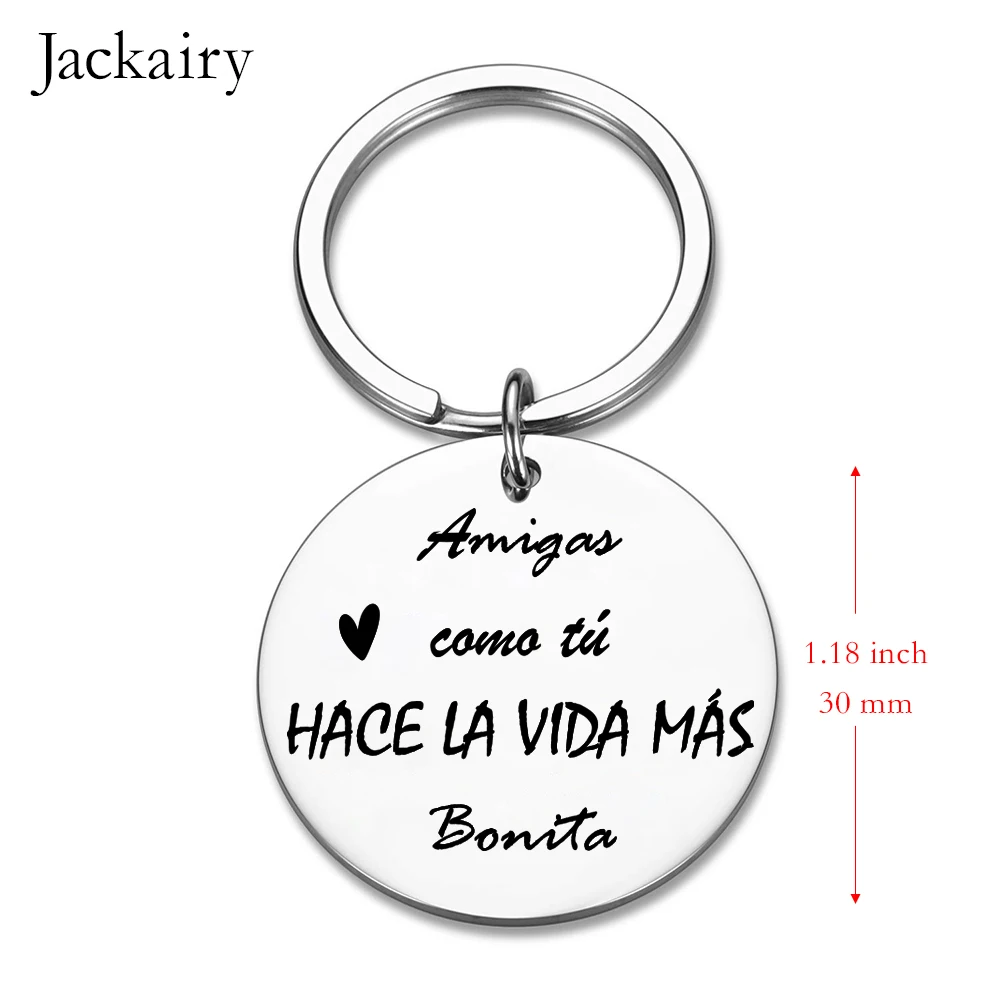GULRK Llaveros Mejor Amiga Hermana Llavero De La Amistad Para Colegas Regalos Para Amigos, Amigos Regalo De Cumpleaños, Regalo De A Amigo Regalos De Inspiración, Plata, L