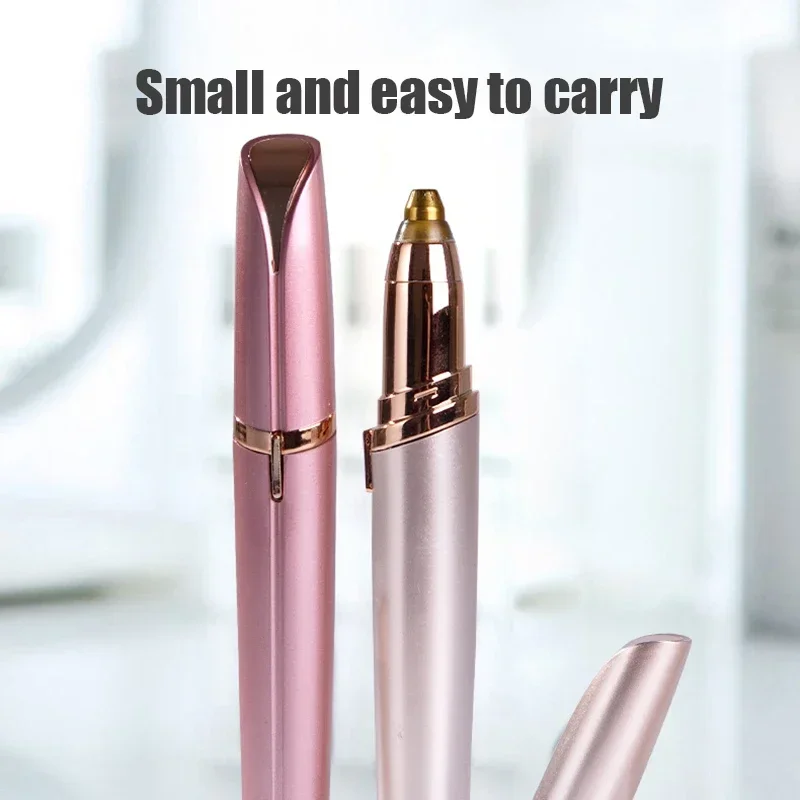 1pc electric eyebrow trimmer Eyebrow trimmer Facial hair remover Female makeup painless automatic eyebrow trimmer tool 4