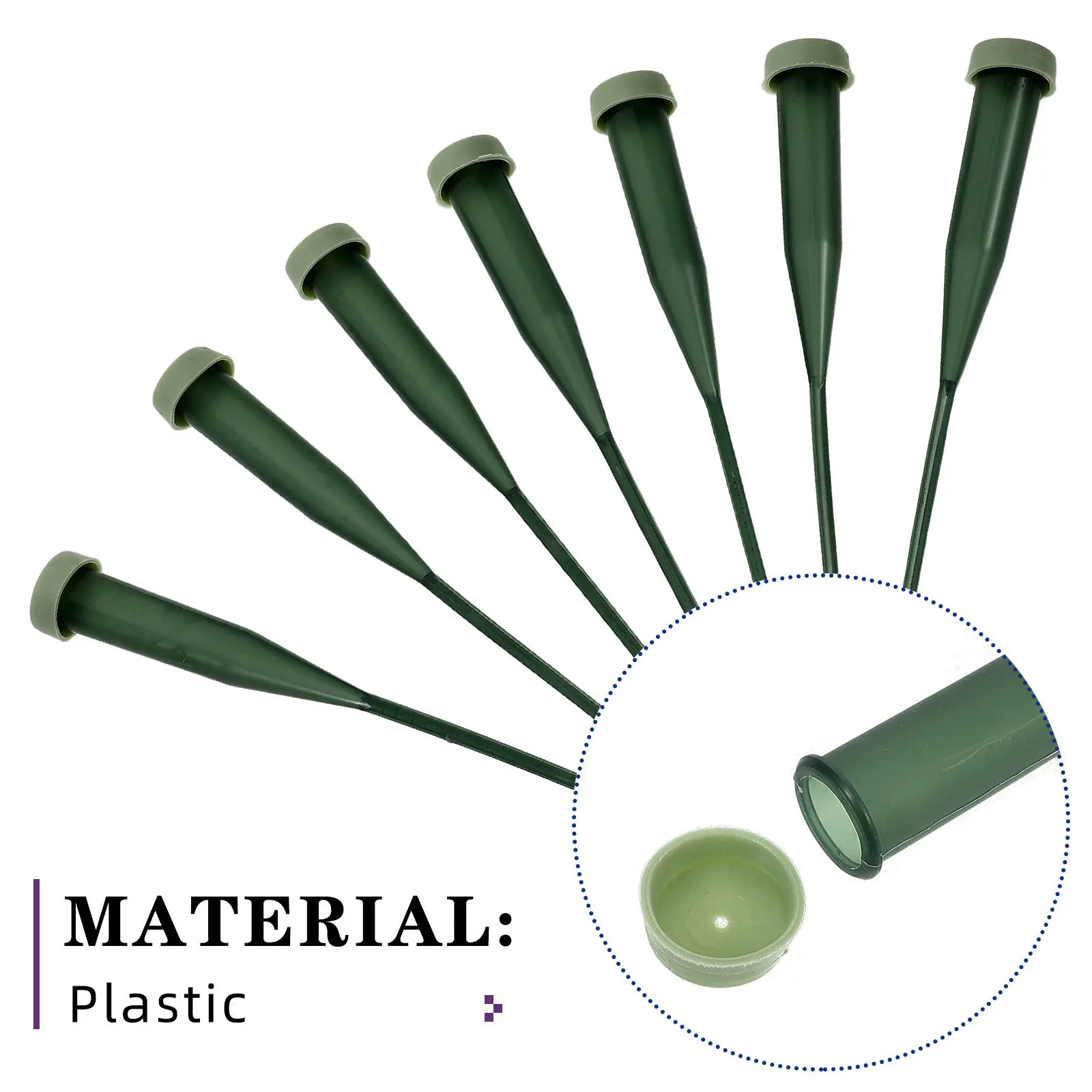 25pcs Flower Stems Tube Holder 14.5Cm Plastic Floral Water Tubes For ...