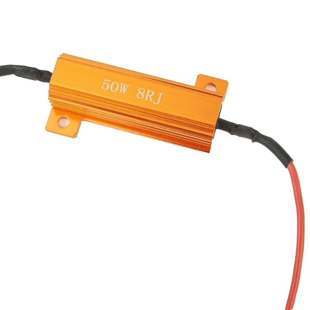 Flash Turn Signal Lights Blinking Tool Decoders LED Load Resistors Fix 12V-24V Accessories 50W 8ohm Set Sale New